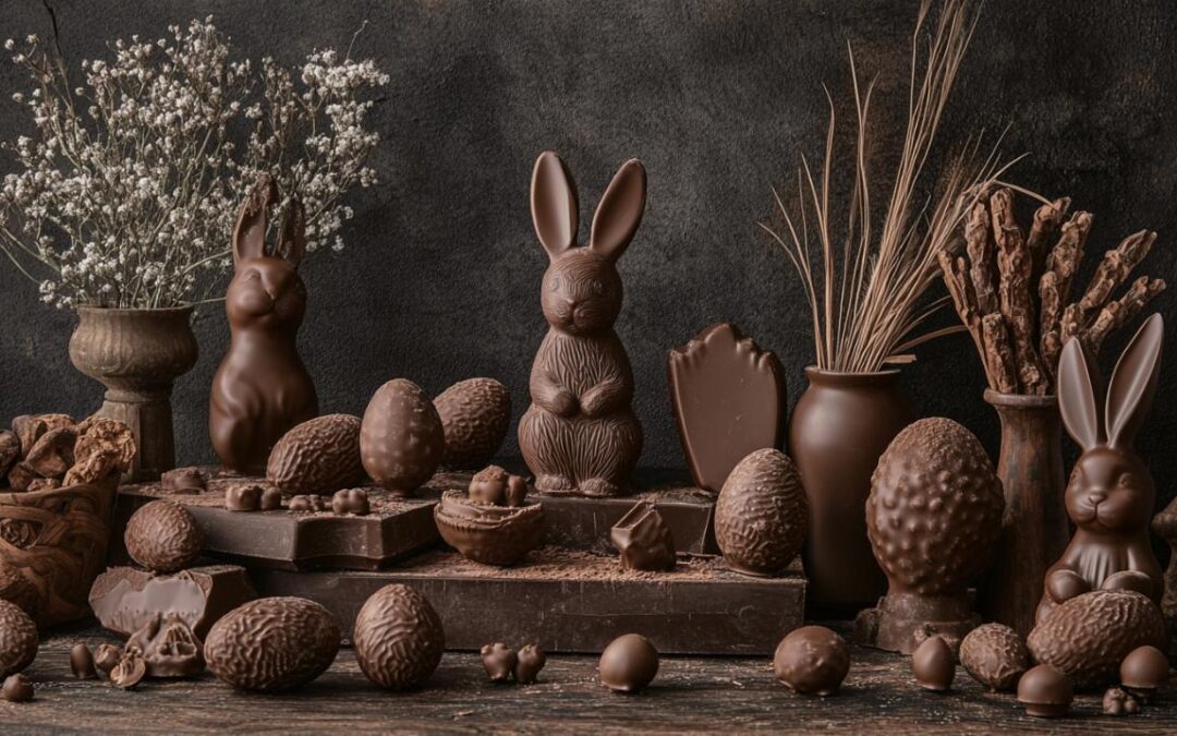 Découvrez les créations artisanales de Pâques en chocolat pur beurre de cacao