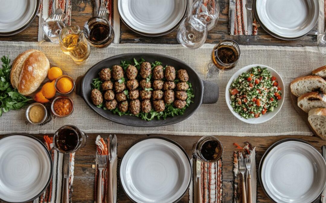 Keftas délicieuses : mariez-les à un tabolé libanais au semoule de maïs