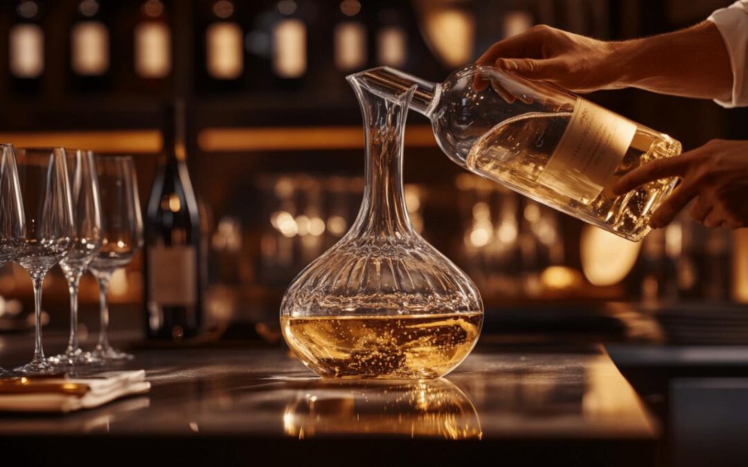 Décanter son vin blanc : analyse coût-bénéfice pour les amateurs de vin
